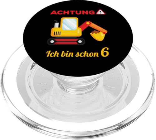 6. Geburtstag Junge Mädchen 6 Jahre 2019 Lustig Geschenk PopSockets PopGrip für MagSafe von 6. Geburtstag Mädchen 6. Geburtstag Deko Junge