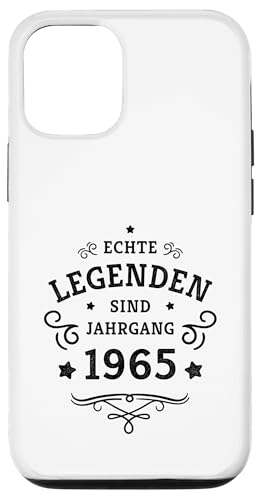 Hülle für iPhone 12/12 Pro 60. Geburtstag Legenden wurden 1965 geboren Jahrgang 1965 von 60. Geburtstag Baujahr 1965 sechzig Jahre alt