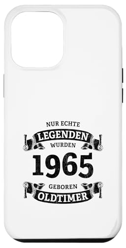 Hülle für iPhone 12 Pro Max 60. Geburtstag Legenden wurden 1965 geboren Jahrgang 1965 von 60. Geburtstag Baujahr 1965 sechzig Jahre alt