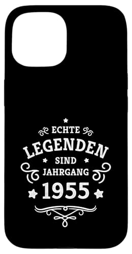 Hülle für iPhone 15 70. Geburtstag Legenden wurden 1955 geboren Jahrgang 1955 von 70. Geburtstag Baujahr 1955 siebzig Jahre alt