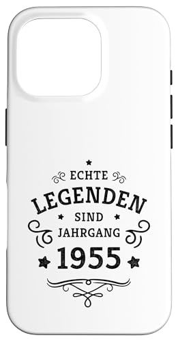 Hülle für iPhone 16 Pro 70. Geburtstag Legenden wurden 1955 geboren Jahrgang 1955 von 70. Geburtstag Baujahr 1955 siebzig Jahre alt