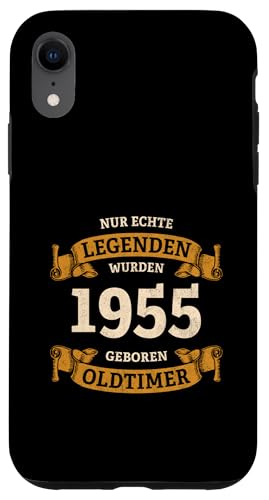 Hülle für iPhone XR Legenden wurden 1955 geboren 70. Geburtstag Jahrgang 1955 von 70. Geburtstag Baujahr 1955 siebzig Jahre alt