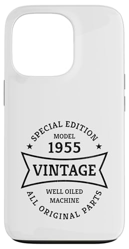 Hülle für iPhone 13 Pro Oldtimer 70. Geburtstag Jahrgang 1955 Vintage 70 Jahre von 70. Geburtstag Geschenkidee für Mann Frau 70 Jahre