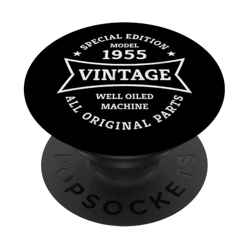 Oldtimer 70. Geburtstag Jahrgang 1955 Vintage 70 Jahre PopSockets Klebender PopGrip von 70. Geburtstag Geschenkidee für Mann Frau 70 Jahre