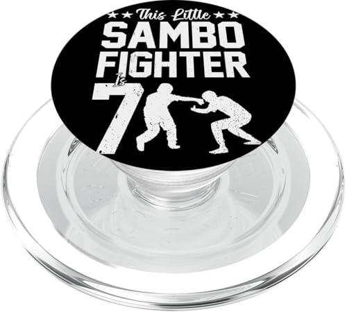 Sambo-Kämpfer zum 7. Geburtstag PopSockets PopGrip für MagSafe von 7th Birthday Party Kids Sambo Fighter