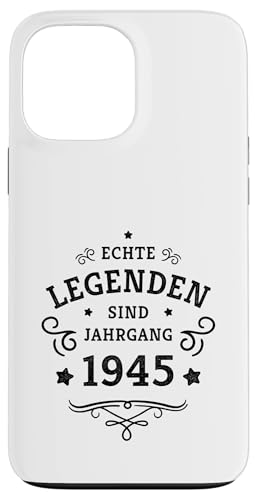 Hülle für iPhone 13 Pro Max 80. Geburtstag Legenden wurden 1945 geboren Jahrgang 1945 von 80. Geburtstag Baujahr 1945 Achtzig Jahre alt