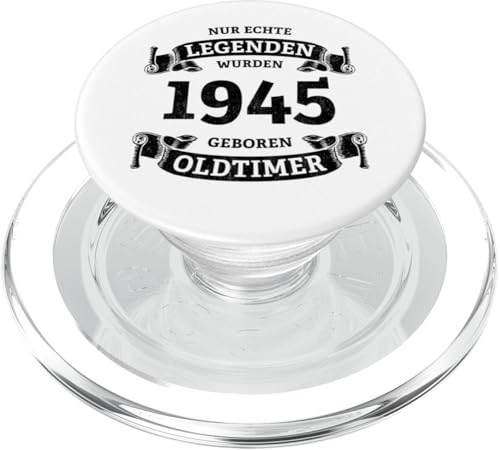 Legenden wurden 1945 geboren 80. Geburtstag Jahrgang 1945 PopSockets PopGrip für MagSafe von 80. Geburtstag Baujahr 1945 Achtzig Jahre alt