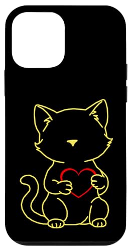Katze Katzen Retro Valentinstag Herz Herzen Valentin 80er 90 Hülle für iPhone 12 mini Katze Katzen Retro Valentinstag Herz Herzen Valentin 80er 90 Hülle für iPhone 12 mini von 80er 90er Katzen Retro Katze Vintage