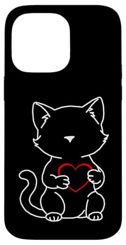 Katze Katzen Retro Valentinstag Herz Herzen Valentin 80er 90 Hülle für iPhone 14 Pro Max Katze Katzen Retro Valentinstag Herz Herzen Valentin 80er 90 Hülle für iPhone 14 Pro Max von 80er 90er Katzen Retro Katze Vintage