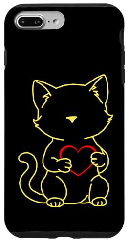 Katze Katzen Retro Valentinstag Herz Herzen Valentin 80er 90 Hülle für iPhone 7 Plus/8 Plus Katze Katzen Retro Valentinstag Herz Herzen Valentin 80er 90 Hülle für iPhone 7 Plus/8 Plus von 80er 90er Katzen Retro Katze Vintage