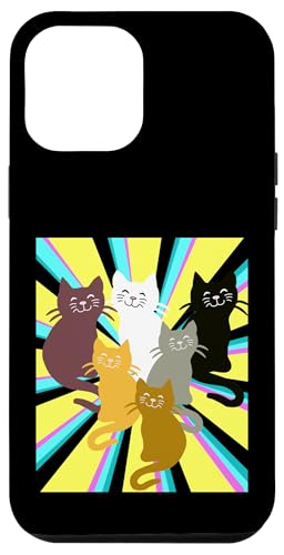 Katzen Katze Haustiere Retro 80er 90er Vintage Kind Kinder Hülle für iPhone 12 Pro Max Katzen Katze Haustiere Retro 80er 90er Vintage Kind Kinder Hülle für iPhone 12 Pro Max von 80er 90er Katzen Retro Katze Vintage