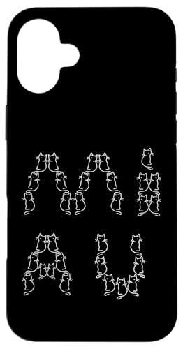 Miau Katze Katzen Retro 80er Vintage Old school Kätzchen Hülle für iPhone 16 Plus Miau Katze Katzen Retro 80er Vintage Old school Kätzchen Hülle für iPhone 16 Plus von 80er 90er Katzen Retro Katze Vintage