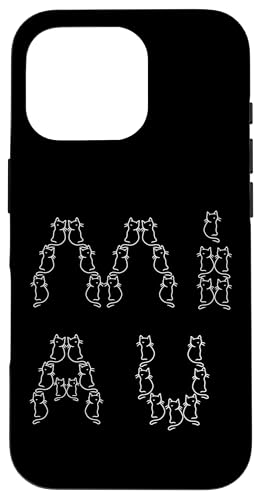 Miau Katze Katzen Retro 80er Vintage Old school Kätzchen Hülle für iPhone 16 Pro Miau Katze Katzen Retro 80er Vintage Old school Kätzchen Hülle für iPhone 16 Pro von 80er 90er Katzen Retro Katze Vintage