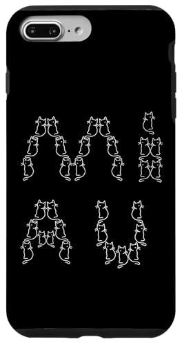 Miau Katze Katzen Retro 80er Vintage Old school Kätzchen Hülle für iPhone 7 Plus/8 Plus Miau Katze Katzen Retro 80er Vintage Old school Kätzchen Hülle für iPhone 7 Plus/8 Plus von 80er 90er Katzen Retro Katze Vintage