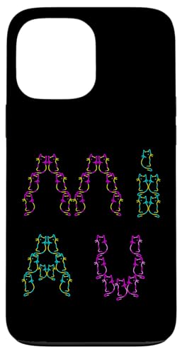 Retro Katzen Katze Kätzchen Vintage 80er 90er Kinder Miau Hülle für iPhone 13 Pro Max Retro Katzen Katze Kätzchen Vintage 80er 90er Kinder Miau Hülle für iPhone 13 Pro Max von 80er 90er Katzen Retro Katze Vintage