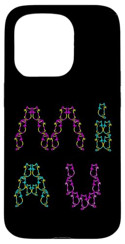 Retro Katzen Katze Kätzchen Vintage 80er 90er Kinder Miau Hülle für iPhone 15 Pro Retro Katzen Katze Kätzchen Vintage 80er 90er Kinder Miau Hülle für iPhone 15 Pro von 80er 90er Katzen Retro Katze Vintage