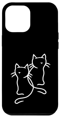 Retro Katzen Linien Katze Vintage Old school Kätzchen Kinder Hülle für iPhone 12 Pro Max Retro Katzen Linien Katze Vintage Old school Kätzchen Kinder Hülle für iPhone 12 Pro Max von 80er 90er Katzen Retro Katze Vintage