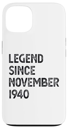 Hülle für iPhone 13 84. Geburtstag Männer Frauen Legende seit November 1940 von 84th Birthday Men Women Legend November 1940