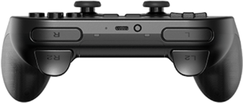 8Bitdo Pro2 Schwarz Bluetooth/USB Gamepad Analog / Digital Nintendo Switch - Nintendo Switch Lite - PC (RET00247) von 8Bitdo