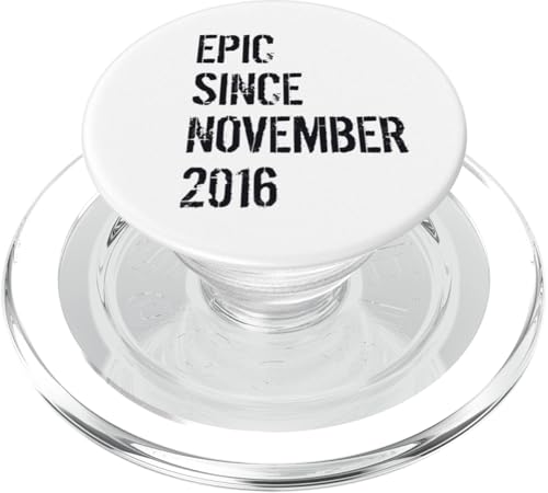 8. Geburtstag Jungen Mädchen Epic Born November 2016 PopSockets PopGrip für MagSafe von 8th Birthday Boys Girls Epic November 2016