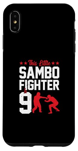 Hülle für iPhone XS Max Sambo-Kämpfer zum 8. Geburtstag für Kinder, Sambo-Kämpfer von 8th Birthday Party Kids Sambo Fighter