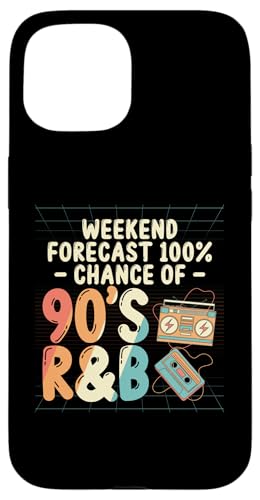 Hülle für iPhone 15 Weekend Forecast 90s R&B Music Lover von 90s R&B Musik Liebhaber Design Idee