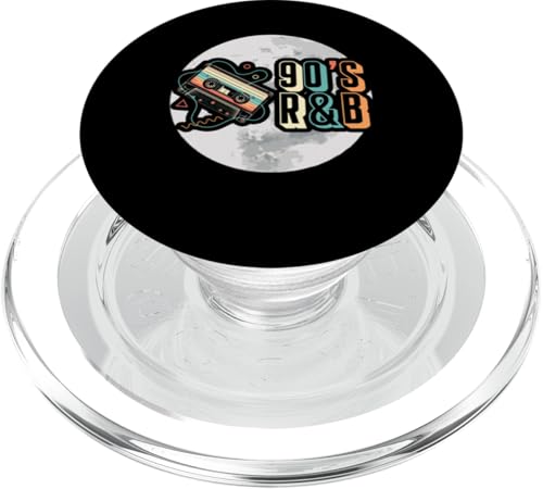 Moon 90s R&B Music Lover PopSockets PopGrip für MagSafe von 90s R&B Musik Liebhaber Design Idee