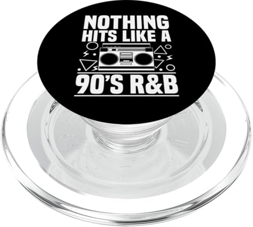 Nothing Hits Like A 90s R&B Music Lover PopSockets PopGrip für MagSafe von 90s R&B Musik Liebhaber Design Idee