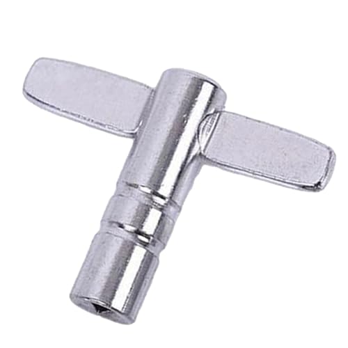 1/2/4/5 Stück Schlagzeugschlüssel Schlagzeug T Stimmschlüssel Schlagzeug Tuning Keys Drum Key Musikinstrument Schlagzeug Zubehör für Schlagzeuger Schlagzeug Trommel Schlaginstrumente (Silver, 5PCS) von 95sCloud-1