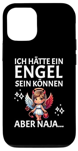 Hülle für iPhone 15 Pro LUSTIGE SPRÜCHE FRAUEN SARKASTISCH von 99% ENGEL ABER PUHH