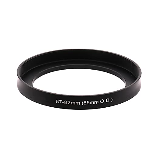 Step-up Ring for Mirrorless DSLR Cameras Camcorder Video Compatible with 48/49/52/55/58/60/62/67/72/77/82 mm Lens to 85mm Lens Matte Box O.D (67-82/85mm) von NC