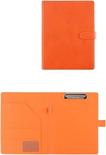 A4 Arbeitsmappe Klemmbrettmappe Padfolio Kunstleder Portfolio Ordner Lebenslauf Rechtliche Dokumente A4 Schreibblock Klemmbrettmappe für Damen und Herren von AADDFDD