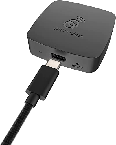 AAWireless - Kabelloses Android Auto Adapter - Verbindet Sich automatisch mit Android Auto - Einfache Plug-and-Play Einrichtung - Kostenlose Begleit-App - Made in Europe, Bluetooth von AAWireless