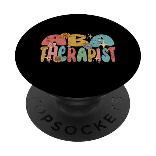 ABA Therapie Angewandte Verhaltenstherapie ABA Therapeut PopSockets Klebender PopGrip von ABA Therapy Gifts for Women and Men