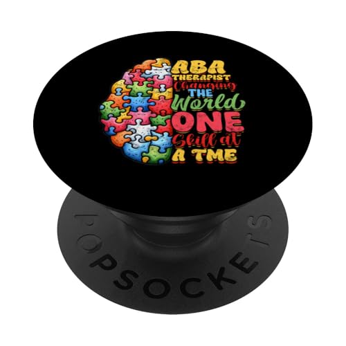 ABA Therapie Angewandte Verhaltenstherapie ABA Therapeut PopSockets Klebender PopGrip von ABA Therapy Gifts for Women and Men