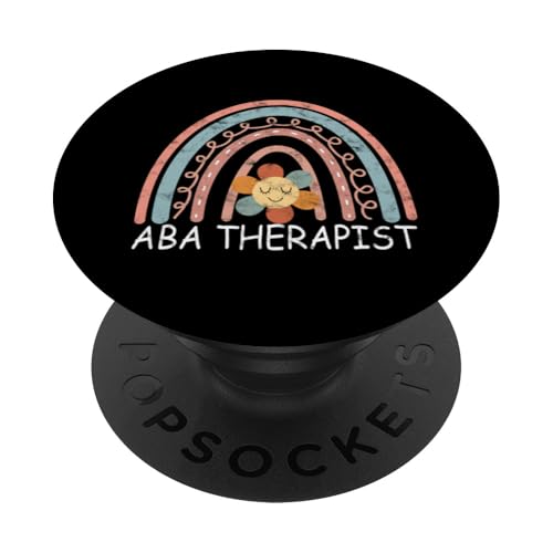 ABA Therapie Angewandte Verhaltenstherapie ABA Therapeut PopSockets Klebender PopGrip von ABA Therapy Gifts for Women and Men