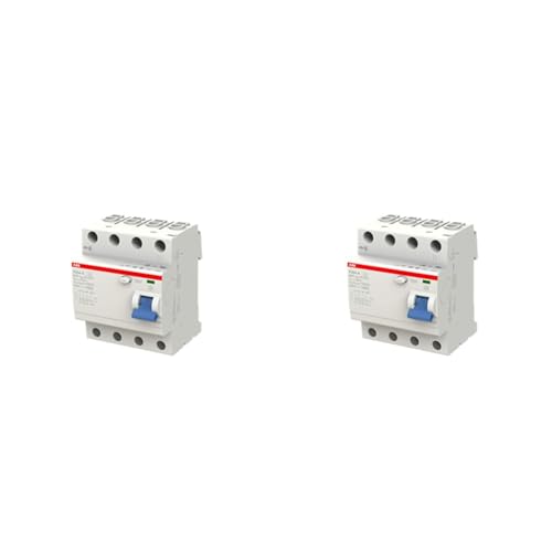 ABB F200 RCCB, 4-polig, 63A, 30mA Typ A 230V ac (Packung mit 2) von ABB