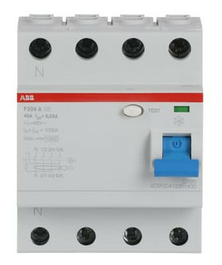 ABB F204A-40/0,03L FI-Schalter 4pol.40/0,03A von ABB