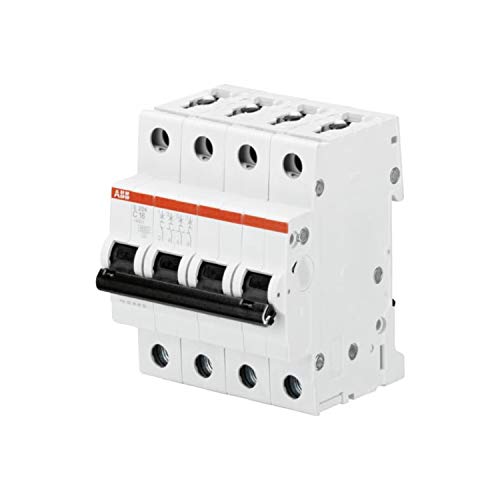 ABB S200 MCB Leitungsschutzschalter Typ C, 4-polig 63A 400V, Abschaltvermögen 6 kA System Pro M Compact von ABB