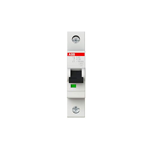 ABB S200 MCB Leitungsschutzschalter Typ C, 1-polig 25A 230V, Abschaltvermögen 20 kA System Pro M Compact von ABB