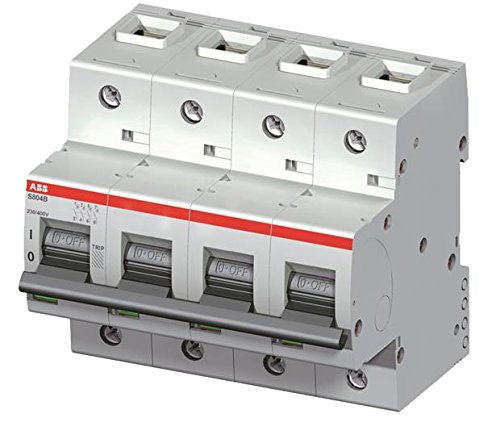 abb-entrelec s800-c – Leitungsschutzschalter s804b-k40 4 polig 40 A Kurve K 16 kA von ABB