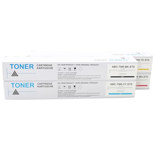 ABC Kompatibles Set 4X Toner für Canon C-EXV55 für Canon Imagerunner Advance IR C256i C256iF C256is C356i C356iF C356P iR-C256i ir-C256if ir-C256is ir-C356i ir-C356iF ir-C356P von ABC