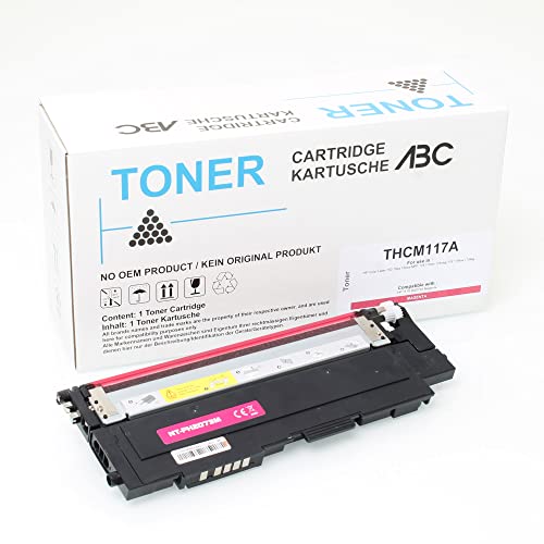 ABC Kompatibler Toner für HP 117A W2073A Magenta für HP Color Laser 150 150a 150nw MFP 178 178nw 178nwg 179 179fnw 179fwg von ABC