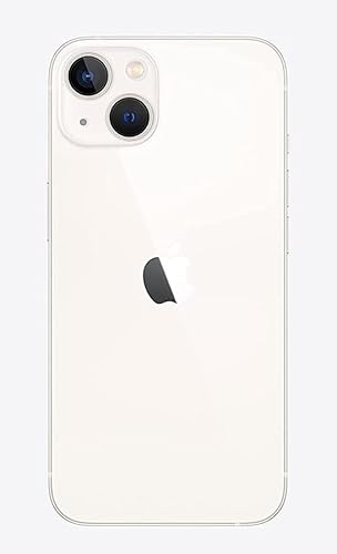 ABUSVEX Original Rückglas-Ersatz für iPhone 13, alle Träger mit vorinstalliertem Kleber und Reparaturwerkzeug (Weiß) von ABUSVEX