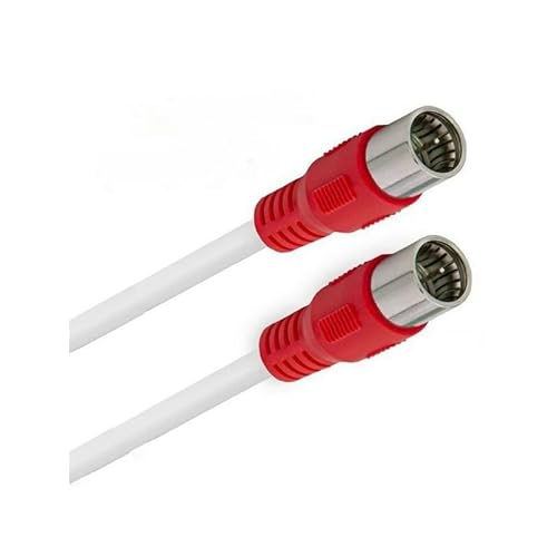 FRITZ!Box 6690 Cable Router Netzwerk Anschlusskabel Deluxe Premium Vollkupfer Kabel 8K Schnellstecker Rot 1,5 Meter von AC-Sat-Corner