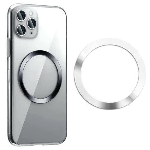 Wireless Charging Qi Magnetischer Metall Ring Silber für Huawei von AC-Sat-Corner