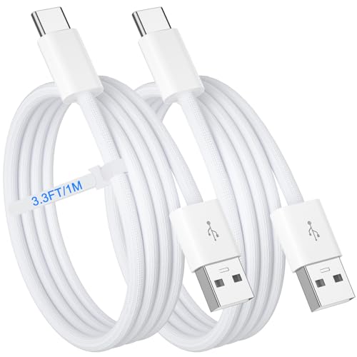 2 Stück USB C Kabel Carplay Kabel für iPhone 16 15 Pro Max 1M,18W USB auf USB C Kabel & Datenkabel für Android Auto,Ladekabel Typ C Android Auto Kabel für Samsung Galaxy A55 A15 A35 A25 S24 Pixel 9 8a von ACAGET