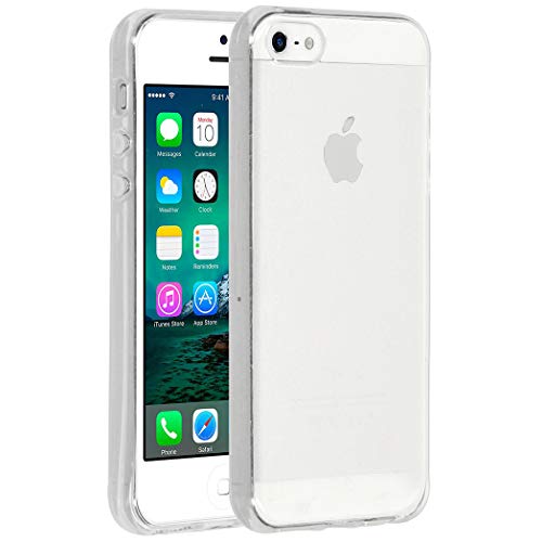 ACCEZZ kompatibel mit iPhone SE (2016), iPhone 5 / 5s Hülle – Clear Backcover Silikon Case – Softcase Handyhülle in Transparent/Durchsichtig [Dünn, Anti-Rutsch] von ACCEZZ