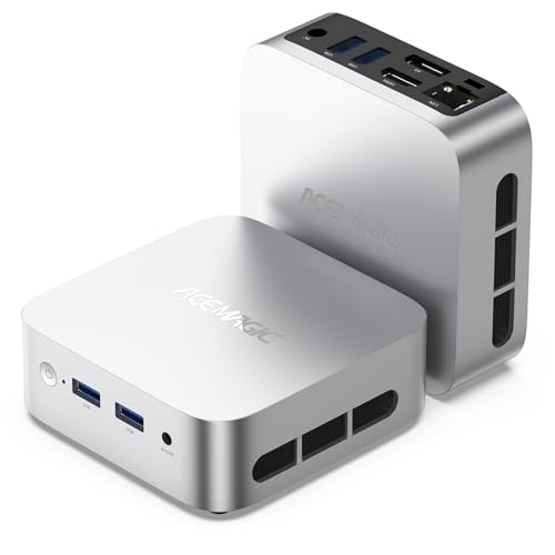 ACEMAGIC V1 Mini PC,12th Gen Ιntel Alder Lake N97 Mini PC (bis zu 3,60 GHz),16GB DDR4 1TB M.2 SSD Mini Desktop PC mit W11 Pro | RJ45 | 4K HDMI+DP | WiFi 5 für Zuhause/Büro/Schule von ACEMAGIC