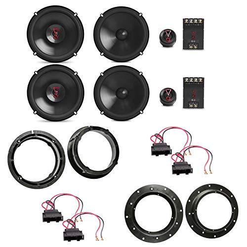 Lautsprecher Einbauset kompatibel mit Golf 5 vorne hinten JBL Stage3 607C Stage 3 627 Lautsprecher vorne und hinten 2-Wege 3 Ohm von ACR-Bad Hersfeld